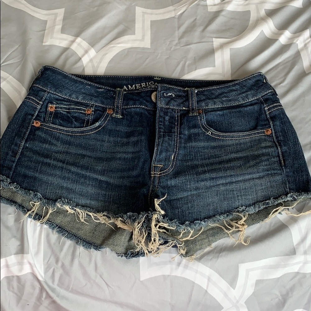 American Eagle denim short shorts size 2